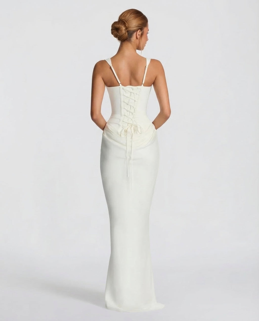 VALENTINA | VESTIDO MAXI SATÉN - Aurea Montiel
