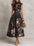 VIOLETA | VESTIDO MIDI FLORAL - Aurea Montiel