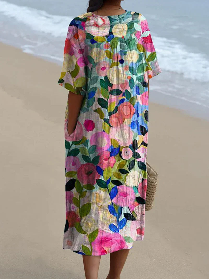 SORA | Vestito stampato brezza d'estate