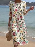 YOLANDA | VESTIDO MIDI FLORAL - Aurea Montiel